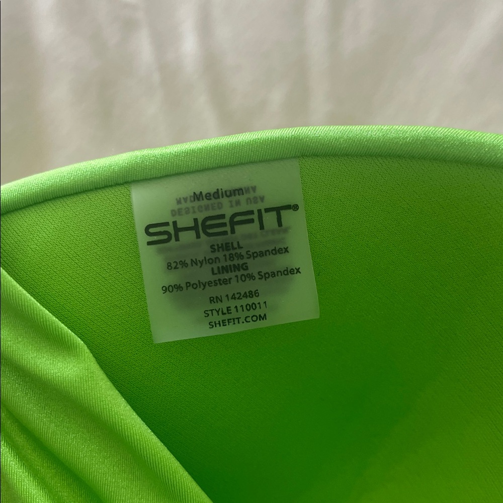 SHEFIT Bright Green Bikini Top - Picture 3 of 8